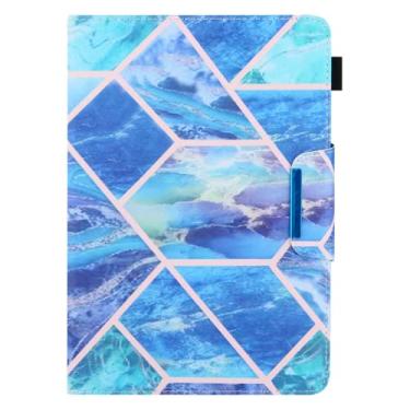 Imagem de CUTTIZ Capa de tablet colorida universal elegante compatível com capa flip de 7 polegadas 8 polegadas 10 polegadas capa inserível cartão multifuncional suporte capa de couro (P097 em geral)