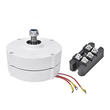 Imagem de Baixa velocidade 6500W 12V 24V 48V Sem engrenagem gerador de ímã permanente alteradores AC Uso para turbina eólica Turbina de água,24v