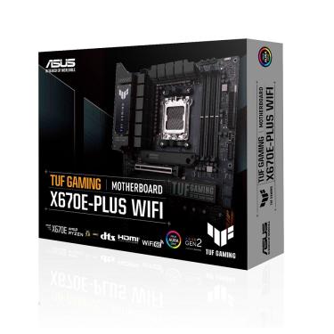 Imagem de Placa Mãe Asus tuf gaming X670E-PLUS Wi-Fi AM5 DDR5 atx hdmi M.2 USB 3.2 - 90MB1BK0-M0EAY0