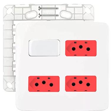 Imagem de Conj Interruptor Intermediário + 3 Tomada 20A Ver Margirius