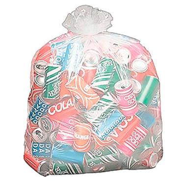 Imagem de Saco de Lixo Transparente 100l Leve Gigante 100und