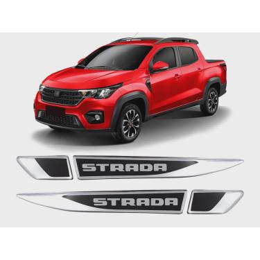 Imagem de Aplique Emblema Lateral Tag Fiat Strada 2020 Em Diante