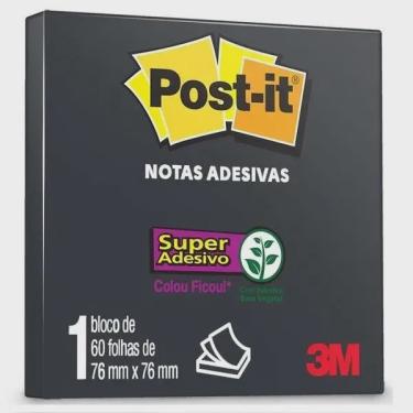 Imagem de Post-it Preto 76MM X 76MM 60 Folhas 3M