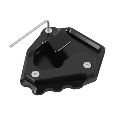 Imagem de Suporte para pé de suporte para motocicleta Worldmotop para Honda CRF1000L África Twin 2016 2017 2018, Suporte para placa de extensãoBAIONE preto YC-CRF-15