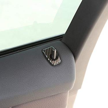 Imagem de JIERS Para BMW X5 f15 X6 f16 2015-2018, guarnição da tampa da fechadura da porta do carro acessórios interiores estilo do carro