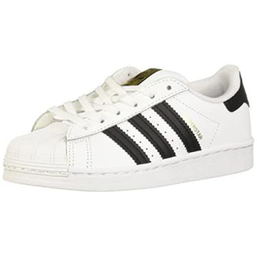 Imagem de Adidas Superstar El Tênis masculino (infantil), Branco/Preto/Branco, 1 Little Kid