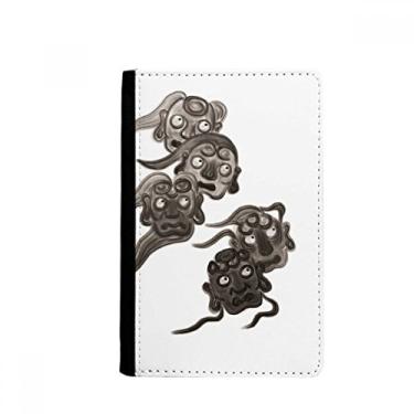Imagem de Carteira estilo chinês cinco Goblins monstro passaporte carteira Notecase Burse porta-cartões