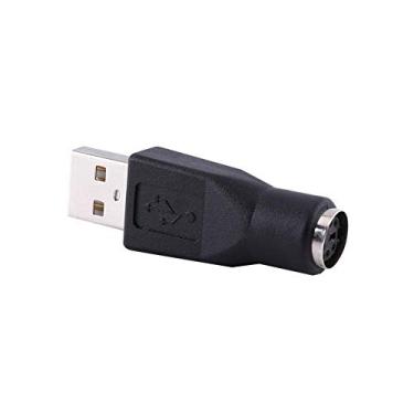Imagem de Diydeg Adaptador USB 2.0 A Macho para PS/2 Fêmea, Conversor, Conector Portátil USB para PS/2, Conversor USB para PS/2, para PC Teclado Mouse