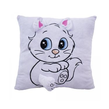 Imagem de Almofada Quadrada Mingau Gato Magali(fibra)- Turma Da Mônica