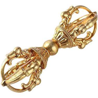 Imagem de Sino De Mão Tibetano De Cobre Puro, Sino De Oração E Meditação De Artesanato Nepalês Dorje Vajra,Constructive23