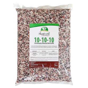 Imagem de Fertilizante Plantfertil NPK 10-10-10 | 3kg
