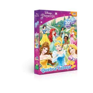 Imagem de Quebra Cabeça 30 Peças Princesas Disney Toyster