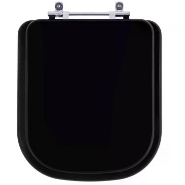 Imagem de Assento Sanitário Misti Preto Para Vaso Icasa