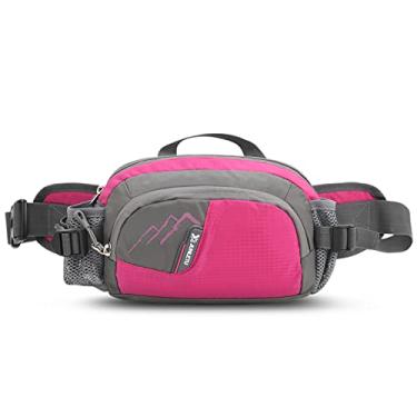 Imagem de CIADAZ Bolsa de cintura para esportes ao ar livre com suporte para garrafa de água para ciclismo corrida caminhada caminhada maratona pochete cinto de hidratação para homens e mulheres