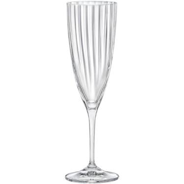 Imagem de BOHEMIA KATE OPT TAÇA CHAMPANHE 23X7X7CM 220ML CRISTAL TRANSPARENTEARENTE 6 PEÇAS