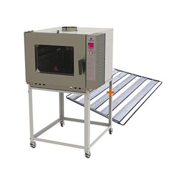 Imagem de KIT - Forno Turbo Elétrico 5 Esteiras Monof 220V PRP-5000NE + 5 Esteiras - Progás