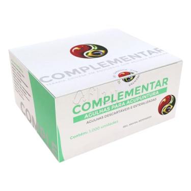 Imagem de Agulha Acupuntura Complementar Sistêmica 1000 Agulhas Anvisa (0,20x40)