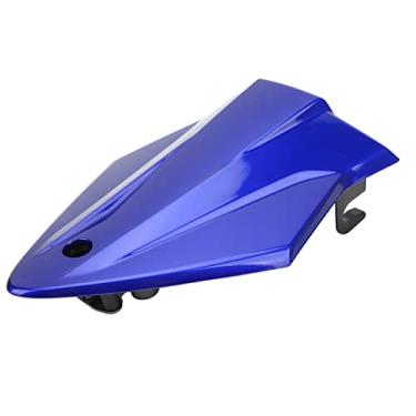Imagem de Capota de motocicleta Carenagem do assento traseiro capô superfície brilhante capa de assento traseiro do passageiro substituição para S1000RR 2015‑2018 (azul)
