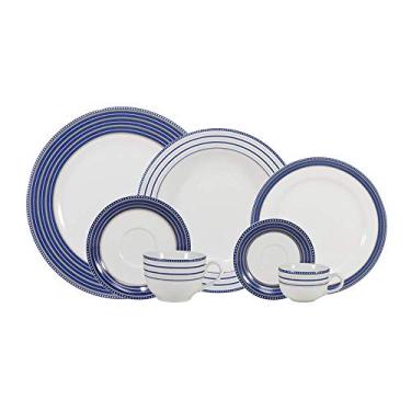 Imagem de Serviço de Jantar Chá Café 42 peças em Porcelana. Modelo Redondo Voyage. Decoração Paul...