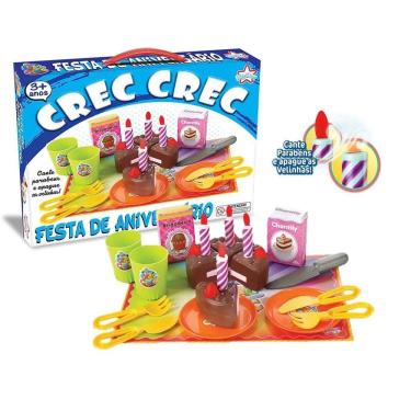 Imagem de Brinquedo De Menina Bolinho Crec Crec E Utensílios Divertido