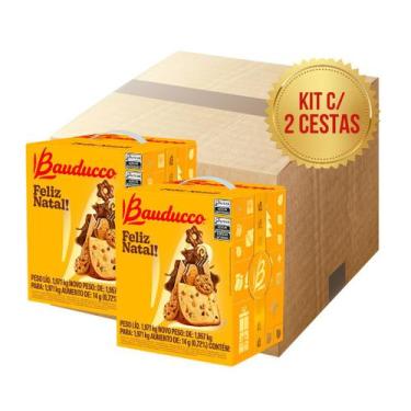 Imagem de Cesta De Natal Bauducco Pequena - Kit C/2