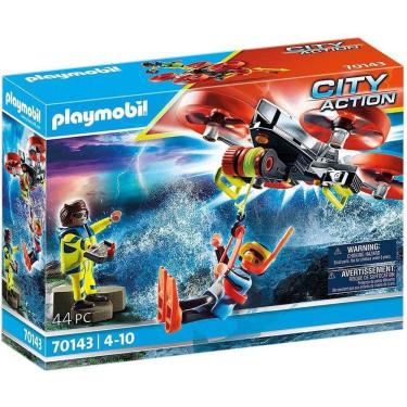 Imagem de Playmobil City - Resgate Mergulhador Com Drone - Sunny 2082