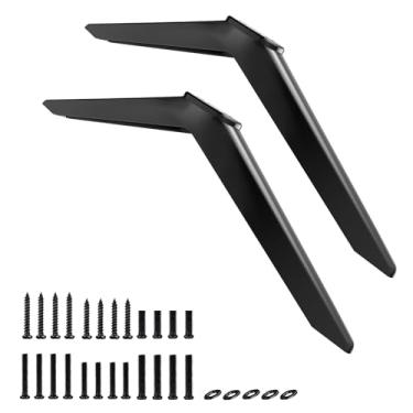Imagem de Pernas de suporte de TV para Smart TV Onn - apenas para TV 101.6 cm 106.7 cm 127.0 cm 100005842 100068372 100007147 com parafusos, verifique os modelos de TV antes de comprar