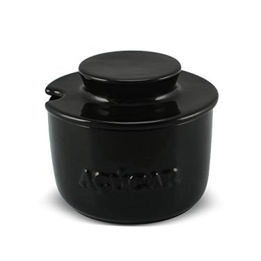 Imagem de Ceraflame Açucareiro de Cerâmica, 350g Preto, Mondoceram Gourmet