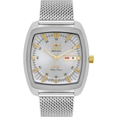 Imagem de Relógio ORIENT masculino automático prata dourado F49SS030A S1SX