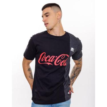 Imagem de Camiseta Starter Especial Collab Coca Cola Cut Colors Preta