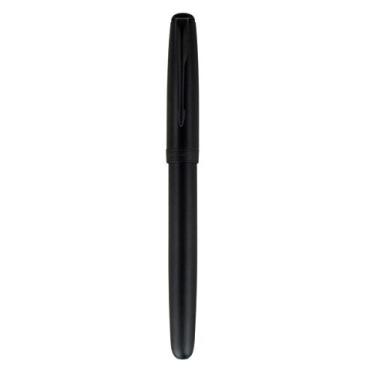 Imagem de Caneta-tinteiro Jinhao HongYun 75, preto fosco, ponta fina com conversor de tinta, acab...