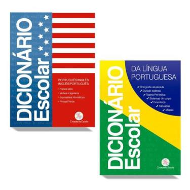 Imagem de Kit Dicionário Escolar: Língua Portuguesa + Tradução Português/Inglês