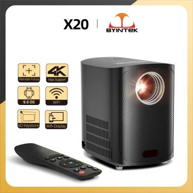Imagem de BYINTEK X20 Mini Projetor LED Inteligente Android Wifi Home Theater Projetor de Vídeo para Full HD