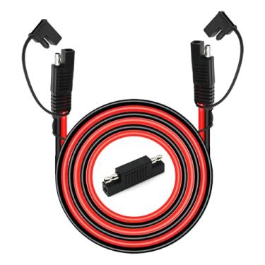 Imagem de Zreneyfex Cabo de extensão 10 AWG 3 3 10 20 FT cabo de extensão solar para estação de energia portátil painel solar (3 pés)