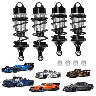 Imagem de RCAWD Amortecedor para ARRMA 6S BLX Felony, Infração 1/7 6S BLX, Atualizações ilimitadas de velocidade do rolo, amortecedor de choque dianteiro traseiro RC 77 mm 87 mm Peças ajustáveis Hop Ups