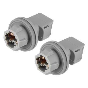 Imagem de A ABSOPRO Soquete de luz de placa de licença F37Z-13550-A Suporte de plugue de chicote de fiação para Ford F150 90-01 para Ford F250 F350 F450 F550 Super Duty 99-15 para Ford Bronco 1990-1995