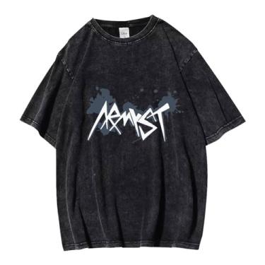 Imagem de Camiseta Jungkook Solo Armyst, camiseta k-pop vintage estampada lavada streetwear camiseta vintage unissex para fãs, 2, GG