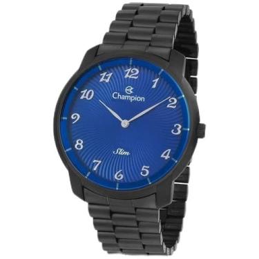 Imagem de Relógio Champion Masculino Slim Preto Ca21802a