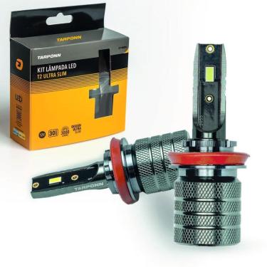 Imagem de Kit Lâmpada Led T2 Ultra Slim H8/H11/H16-A 30W 6000K Tarponn