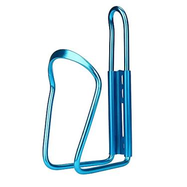 Imagem de Gaiolas de garrafa de bicicleta, suporte de garrafa de bicicleta leve de alumínio suportes de copo de bebida de bicicleta forte garrafa de ciclismo para bicicletas, carrinhos de bebê e cadeiras de rodas azul 1 peça