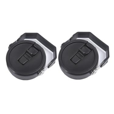 Imagem de Pacote com 2 tampas de copo para Stanley IceFlow 590 ml, 850 g, tampa de copo à prova de derramamento com alça e canudo (850 g, preto)