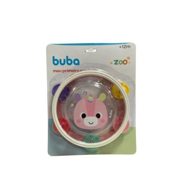 Imagem de Pandeiro Rosa para Crianças: 100% ABS Atóxico 