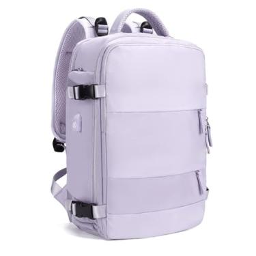 Imagem de Mochila grande de viagem feminina, mochila de mão, mochila de caminhada à prova d'água para esportes ao ar livre, mochila casual, mochila escolar para laptop de 14 polegadas com porta de carre type8