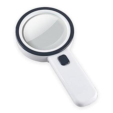 Imagem de Lente de Lupa Portátil 30X Com 12 Luz Led Para Leitura, Inspeção, Joias, Hobbies, Artesa