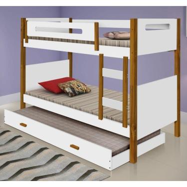 Imagem de Beliche Solteiro Flórida com Auxilar e Colchões