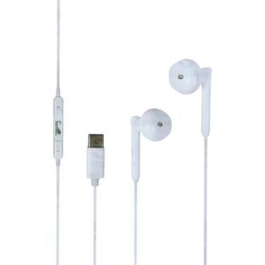 Imagem de Fone De Ouvido Type C Com Microfone Otima Qualidade De Som - ELETROMEX