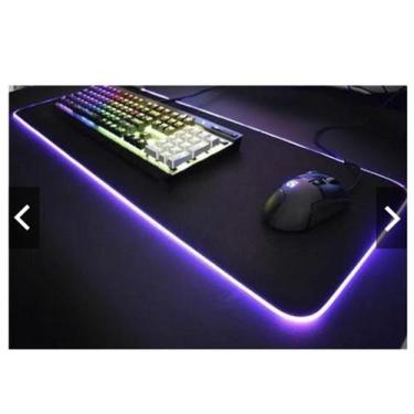 Imagem de mouse pad grande com luz LED 80 x 30 cm - sem marca