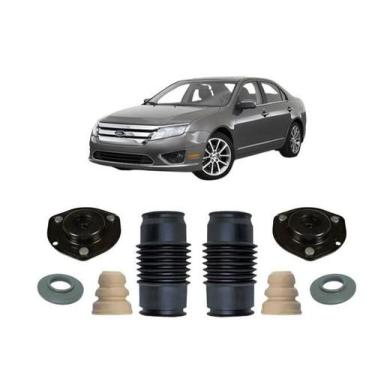Imagem de Kit 2 Batente Coxim Dianteiro Ford Fusion 2006 2007 2008 09 - Qualykit