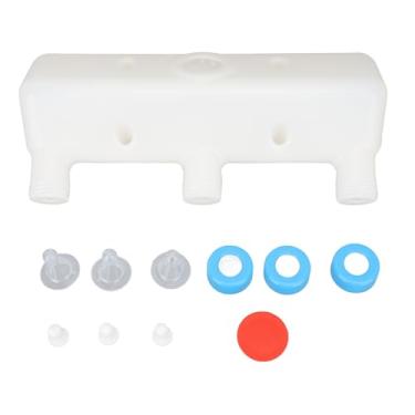 Imagem de Garrafa Alimentadora de Cordeiro de Plástico de Silicone 3L Com 6 Bicos, Alimentação Eficiente, Alimentador de Leitões para Vários Filhotes, Conjunto de Alimentação de Mamadeira