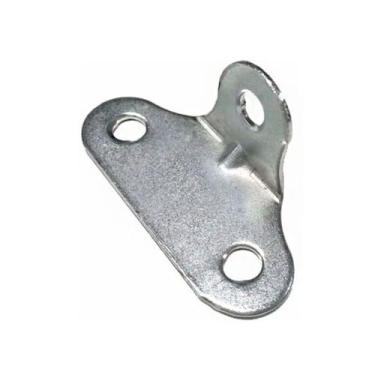 Imagem de Cantoneira De Aço 3 Furos Zinco Branco (Kit Com 20 Un) - BIGFER